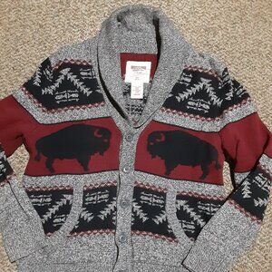 Mossimo Buffalo/Bison Southwestern Cardigan